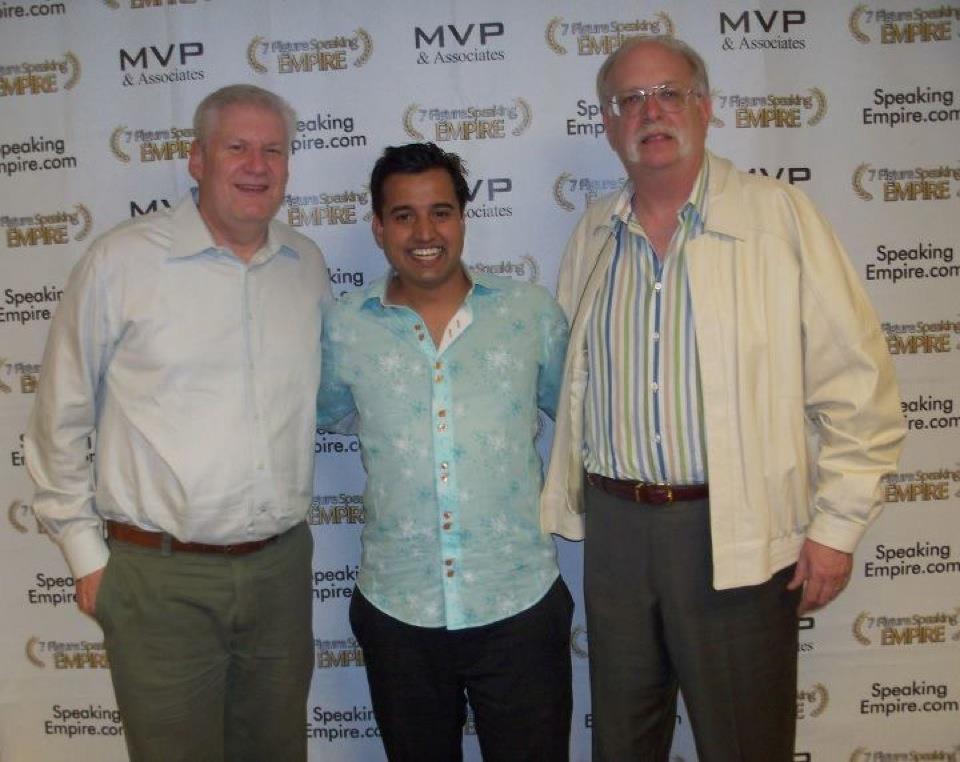 Imran Rahman with Bill Glazer and Dan Kennedy