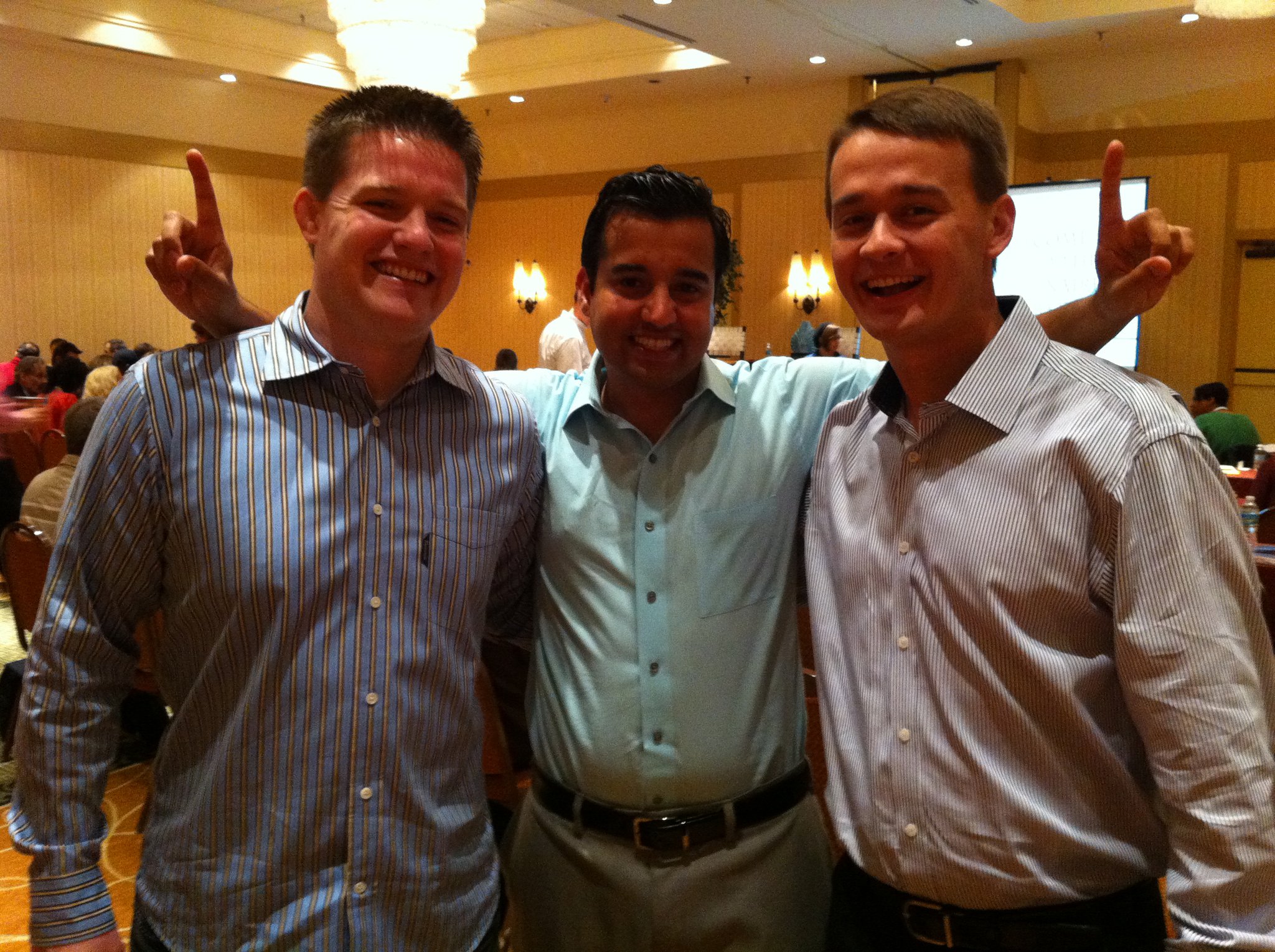 Imran Rahman with Russell Brunson and Dustin Mathews